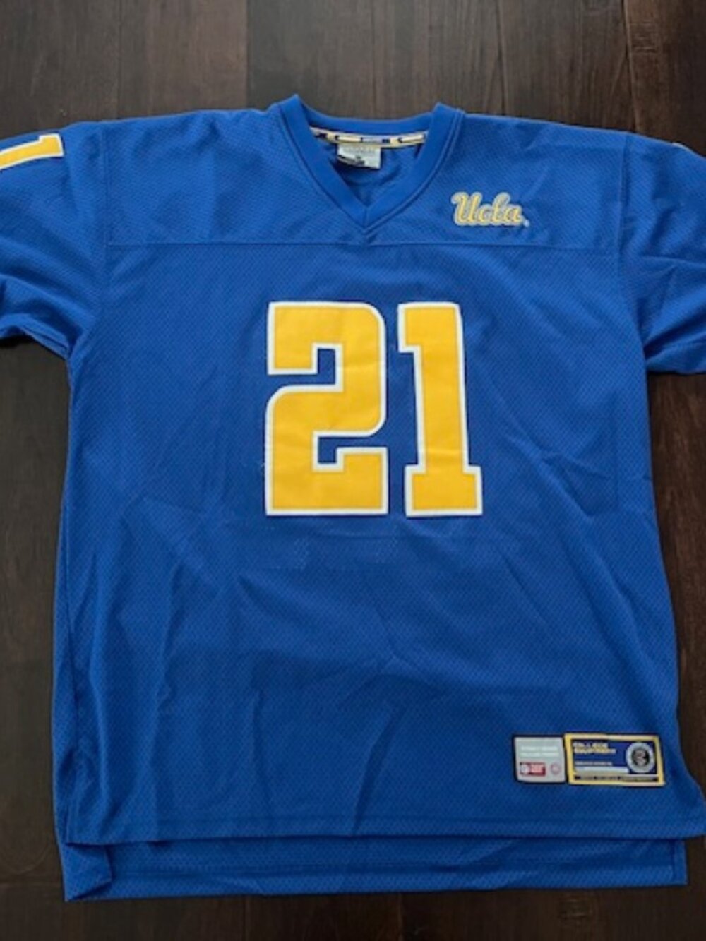 Colosseum UCLA Bruins #21 College NCAA Football Blue Jersey Mens XL
